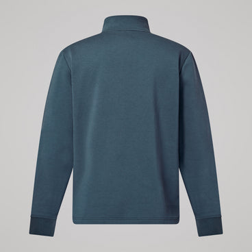 Mens Fundamentals 1/4 Zip Sweatshirt Grey