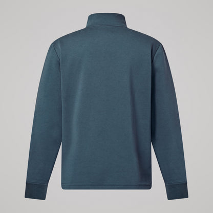 Mens Fundamentals 1/4 Zip Sweatshirt Grey
