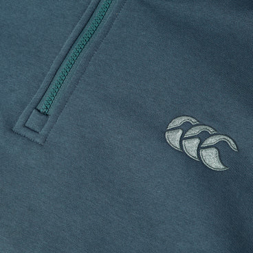 Mens Fundamentals 1/4 Zip Sweatshirt Grey