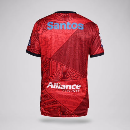 QLD REDS 2026 Mens Pasifika Warm Up Tee