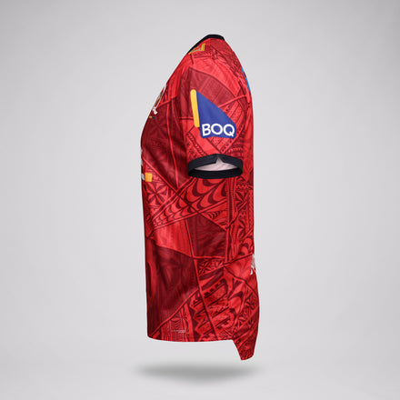 QLD REDS 2026 Mens Pasifika Warm Up Tee