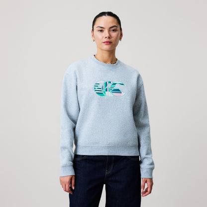 Womens Uglies Logo Crew Sweatshirt Grey