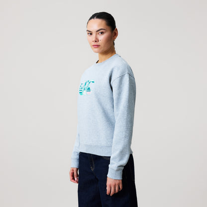 Womens Uglies Logo Crew Sweatshirt Grey