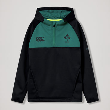 Junior Unisex Ireland Overhead Zip Training Hoodie Black