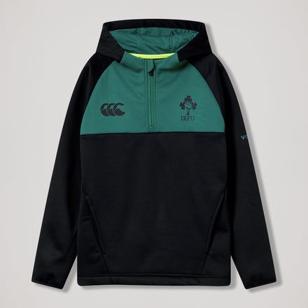 Junior Unisex Ireland Overhead Zip Training Hoodie Black