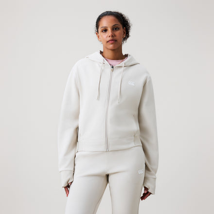 Womens Tempo+ Full-Zip Hoody Grey