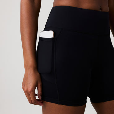 Womens Tempo+ Booty Shorts Black