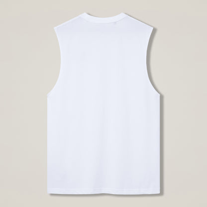 Mens Tempo+ Training Tank White