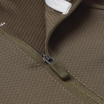 Mens Tempo+ 1/4 Zip Green