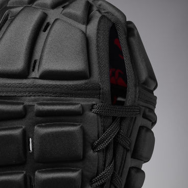 Adult Unisex Raze Headguard Black/Red