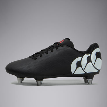 Junior Unisex Speed Razenior Soft Ground Boots Black/White