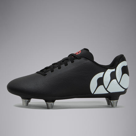 Junior Unisex Speed Razenior Soft Ground Boots Black/White