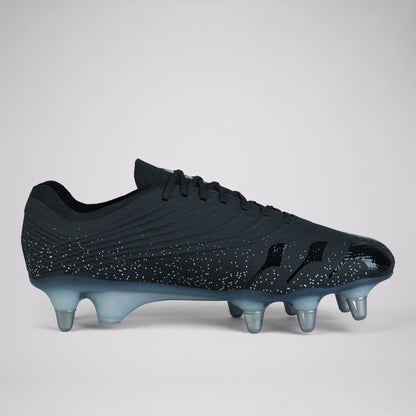 Adult Unisex Stampede Groundbreak Elite Soft Ground Boots Black/Silver