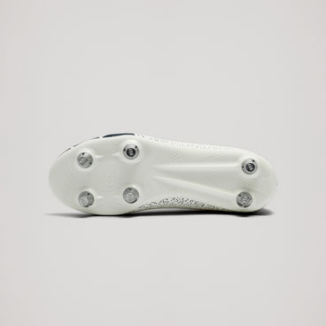 Junior Unisex Stampede Groundbreak Team Soft Ground Boots White