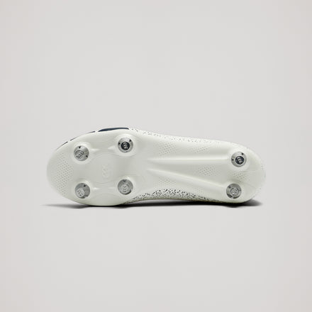 Junior Unisex Stampede Groundbreak Team Soft Ground Boots White