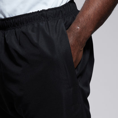 Mens Cuffed Stadium Pant Black