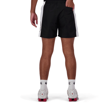 Mens Panelled Tactic Short Black