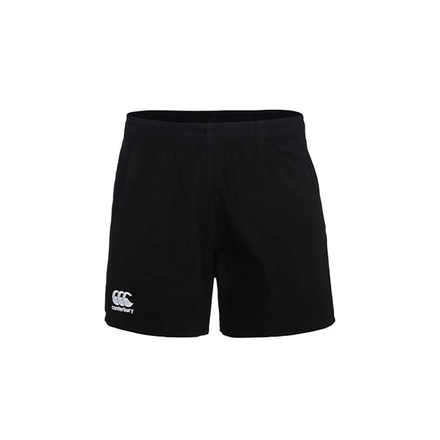 Mens Rugged Drill Short Black