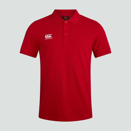Mens Waimak Polo Shirt Red