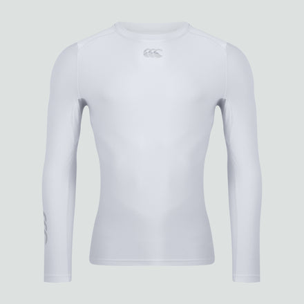 Mens Thermoreg Long Sleeved Top White