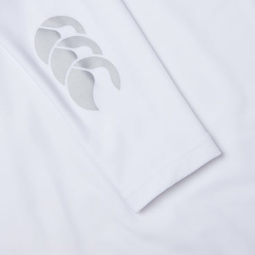 Mens Thermoreg Long Sleeved Top White