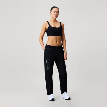 Womens Open Hem Stadium Pants Black