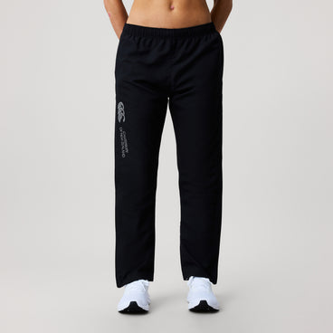 Womens Open Hem Stadium Pants Black