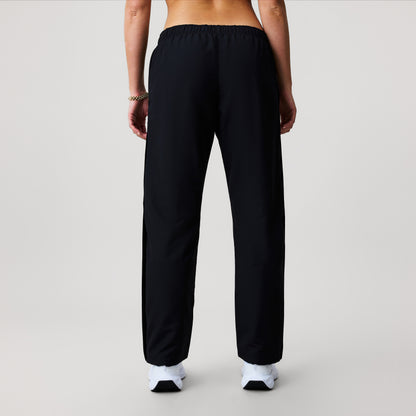 Womens Open Hem Stadium Pants Black