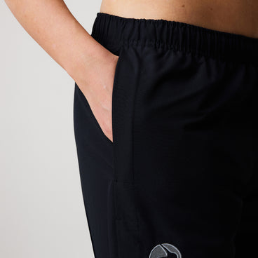 Womens Open Hem Stadium Pants Black