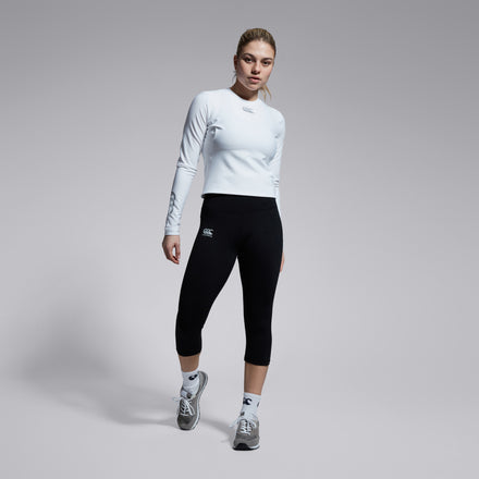 Womens Vapodri Capri Leggings Black