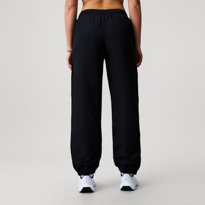 Womens Cuffed Hem Stadium Pant Black