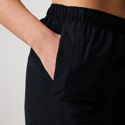 Womens Cuffed Hem Stadium Pant Black