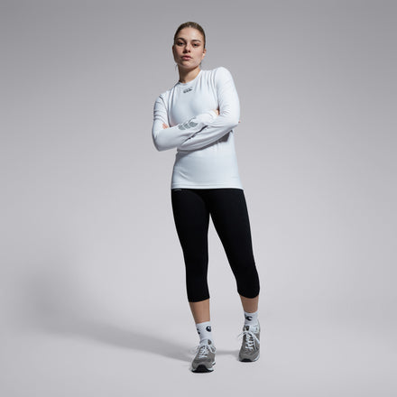 Womens Thermoreg Long Sleeved Top White