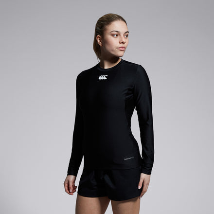 Womens Thermoreg Long Sleeved Top Black