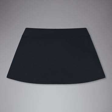 Womens Plain Skort Black