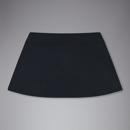 Womens Plain Skort Black