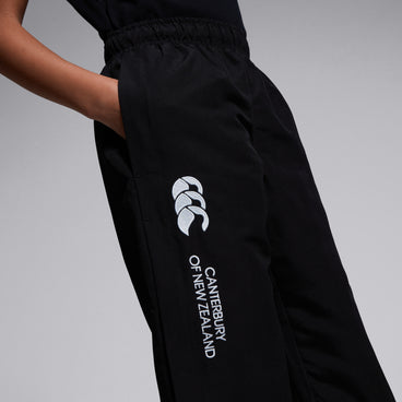 Junior Unisex Open Hem Stadium Pant Black