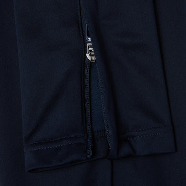 Junior Unisex Stretch Tapered Poly Knit Pants Navy
