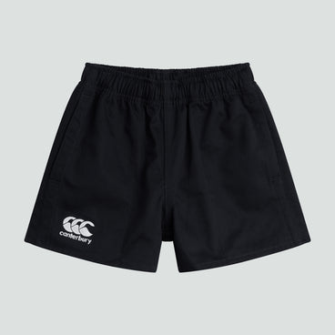 Junior Unisex Professional Cotton Short Black