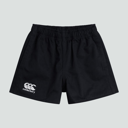 Junior Unisex Professional Cotton Short Black