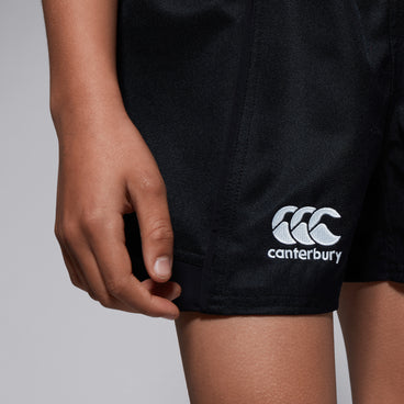 Junior Unisex Professional Cotton Short Black