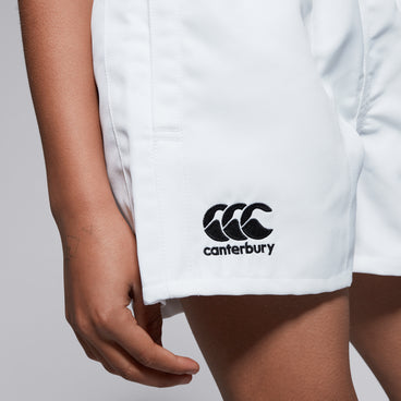 Junior Unisex Professional Polyester Short White