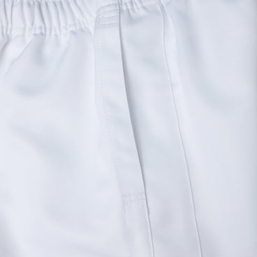 Junior Unisex Professional Polyester Short White