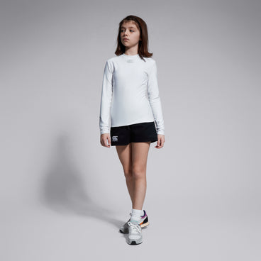 Junior Unisex Thermoreg Long Sleeved Top White