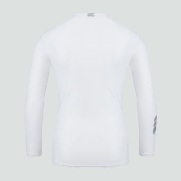 Junior Unisex Thermoreg Long Sleeved Top White