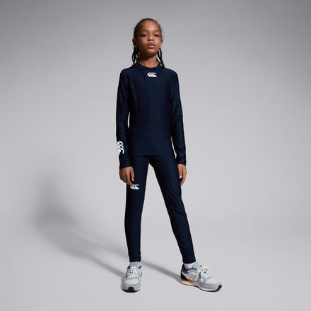 Junior Unisex Thermoreg Long Sleeved Top Navy