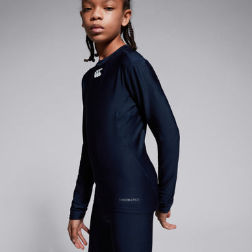 Junior Unisex Thermoreg Long Sleeved Top Navy