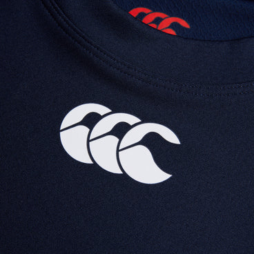 Junior Unisex Thermoreg Long Sleeved Top Navy