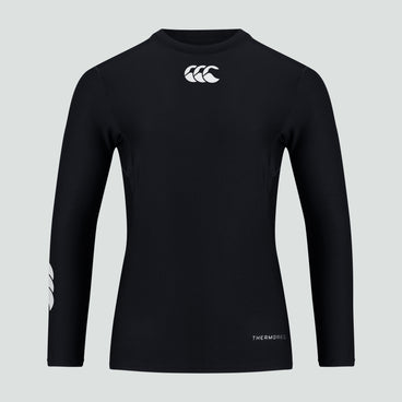 Junior Unisex Thermoreg Long Sleeved Top Black