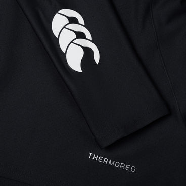 Junior Unisex Thermoreg Long Sleeved Top Black